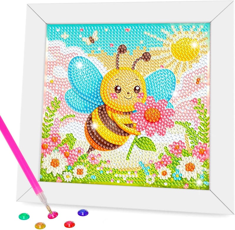 Nardoll Diamond Art Kits with Wooden Frame - Arts and Crafts - Dimond Art Painting by Numbers - GEM Art for Beginners Adult Home Wall Decor - Image 1